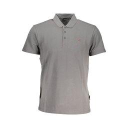 Tricou polo gri pentru bărbați Napapijri