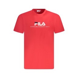 Tricou FILA cu mânecă scurtă pentru bărbați, roșu