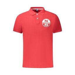 Tricou polo roșu pentru bărbați North Sails
