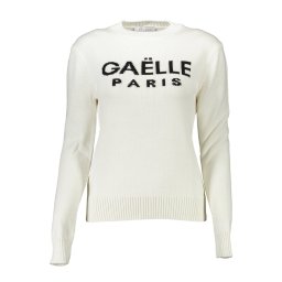 Pulover alb GAELLE PARIS