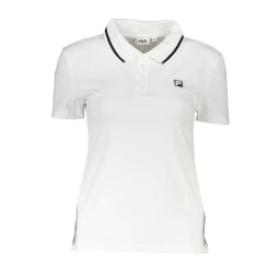 Tricou polo alb pentru femei FILA