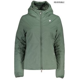 Jachetă matlasată verde pentru femei K-WAY