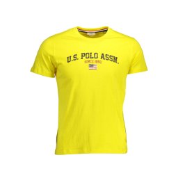 Tricou galben bărbătesc US Polo Assn.