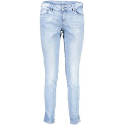 Blugi skinny albastru deschis pentru femei GUESS