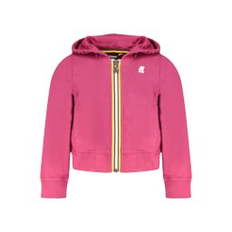 Hanorac cu fermoar K-WAY pentru fete, violet