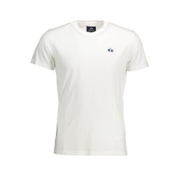 Tricou alb cu mânecă scurtă pentru bărbați