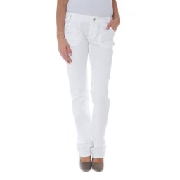 Pantaloni albi de damă PHARD