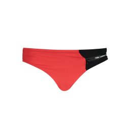 Slip de bikini roșu Karl Lagerfeld