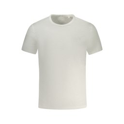 Tricou GUESS JEANS alb cu mânecă scurtă