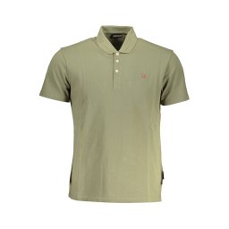 Tricou polo verde pentru bărbați Napapijri