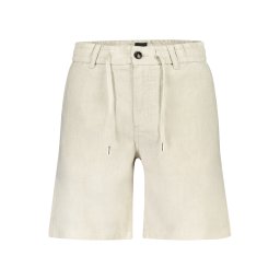 Pantaloni scurți Bermuda bej pentru bărbați BOSS