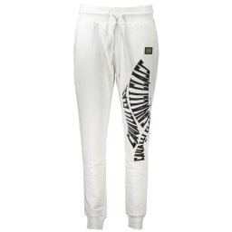 Pantaloni de trening albi pentru femei Cavalli Class