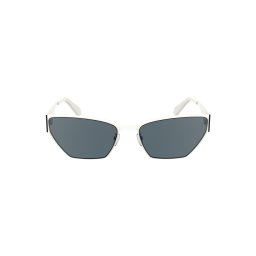 Ochelari de soare albi Calvin Klein
