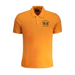 Tricou polo portocaliu pentru bărbați LA MARTINA