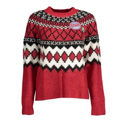 Pulover roșu de Crăciun Desigual
