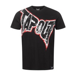 Tapout Tricou 'Bernardino' roșu intens / negru / alb