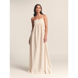 St MRLO Rochie dimensiuni mari 'Aster' bej deschis