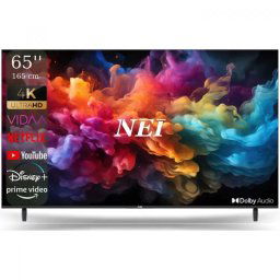 Televizor LED Smart Nei 65NE6901 65inch 165cm 4K Ultra HD Clasa F Negru