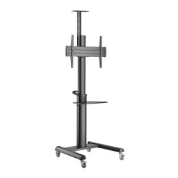 Suport Mobil de Podea SBox FS-446-2 pentru Televizor 37-70Inch Maxim 70KG Aluminiu Negru