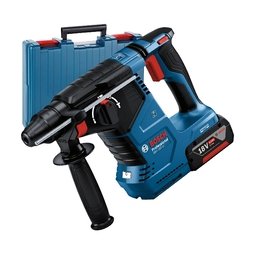 Bosch - GBH 187-LI - Rotopercutor SDS-Plus cu 1 acumulator si incarcator, Li-Ion, 18 V, 5 Ah, 2.4 J, valiza plastic