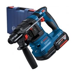 Bosch - GBH 185-LI - Rotopercutor SDS-Plus cu 1 acumulator si incarcator, Li-Ion, 18 V, 4 Ah, 1.9 J, valiza plastic