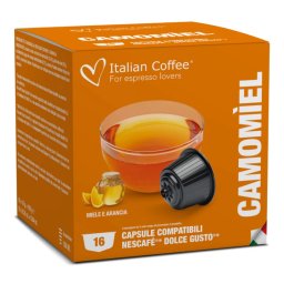 Italian Coffee Camomilla Miere si Portocala compatibile Dolce Gusto