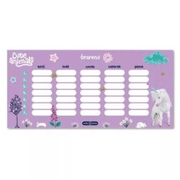 Animale drăguțe: Orar unicorni simplu