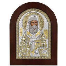 Icoana Sf Nectarie Argint 20x26 cm