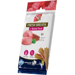 N&D Quinoa Fresh Breath + Dental Treat, Medium & Maxi (3 tasak ~ 3 x 7 buc baton de mestecat ~ 3 x 100 g) 300 g