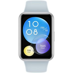Ceas Smartwatch Huawei Watch Fit 2 Active Edition, Bluetooth, SpO2, Silicone Strap, Isle Blue