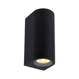 Aplică de exterior ZARO 2xGU10/35W/230V IP44 neagră Lucide 69801/02/30