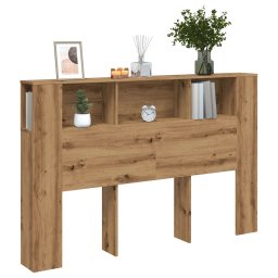 Tablie pat dulap stejar artizanal 160x18,5x103,5 cm lemn GartenMobel Dekor