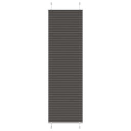 Jaluza plisata negru 60x200 cm Latime tesatura 59,4cm poliester GartenMobel Dekor