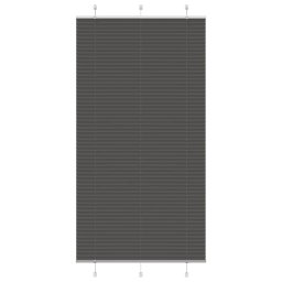 Jaluzea plisata negru 110x200 cm Latime tesatura 109,4 cm GartenMobel Dekor