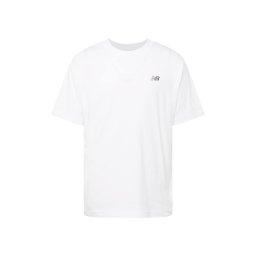 new balance Tricou 'Essentials' gri / alb
