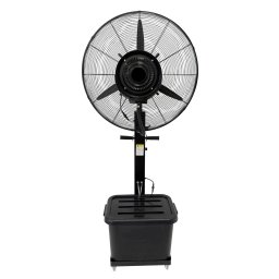 Ventilator cu pulverizare pentru exterior Vortex, 230 W, diametru 71 cm, rezervor 40 litri, Negru