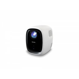 Videoproiector Philips NeoPix 130W Smart, HD 1280x720, 130 ANSI lumen, Wi-Fi, HDMI, USB, Difuzoare 2x 5W, Alb