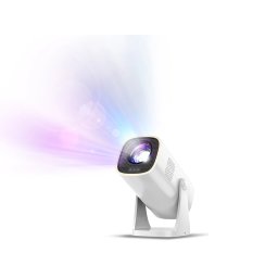 Videoproiector Philips NeoPix 230 Smart, 250 lumen, Full HD (1920x1080), Wi-Fi, Bluetooth 5, Difuzoare 2x 5 W, Alb