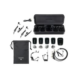 Microfon wireless Saramonic Blink500 ProX B8, 1x Receiver, 4x Microfon, Autonomie microfon 11 ore, Raza de actiune 280m, Negru