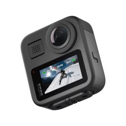 Camera video de actiune GoPro MAX 360, 6K, Max TimeWarp 2025, Wi-Fi, Bluetooth, GPS, Control vocal, 6 Microfoane, Negru