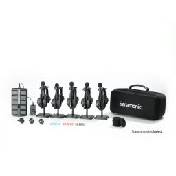 Solutie intercom completa Saramonic WiTalk9 WT5S10xbat, 5 pers, Full-Duplex, 1.9GHz, single-ear