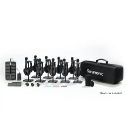 Solutie intercom completa Saramonic WiTalk9 WT9S18xbat, 9 pers, Full-Duplex, 1.9GHz, single-ear