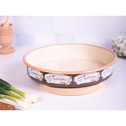 Tava rotunda 3.44l Bakery Metalac email/28cm/3.44l