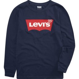 Levi's Kids Bluză de molton bleumarin / roșu / alb