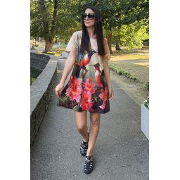 ROCHIE SCURTA IN A CU MANECA SCURTA MALDIVE TALIE UNICA Multicolora