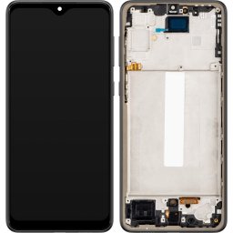 Piese si componente Display cu Touchscreen MP compatibil cu Samsung Galaxy A33 5G A336, cu Rama, Versiune OLED, Negru