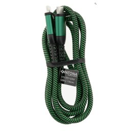 Cablu PD 100W USB-C cu USB-C 100 cm PATONA Premium 1733-P