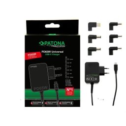 Patona Premium incarcator PD65W 5V/3A 9V/3A 12V/3A 15V/3A 20V/3.25A USB-C