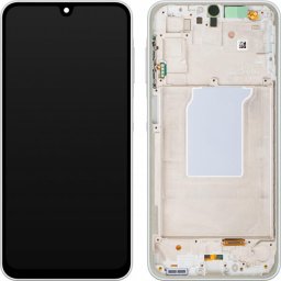 Piese si componente Display cu Touchscreen Samsung Galaxy A26 A266, cu Rama, Alb, Service Pack GH82-37049B