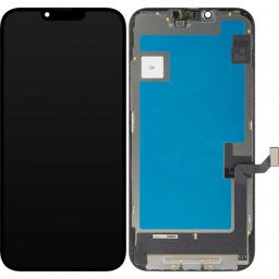 Piese si componente Display cu Touchscreen GX pentru Apple iPhone 13 Pro Max, cu Rama, Versiune OLED IC Movable, Negru